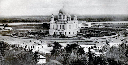 Главный собор старой Вятки на дореволюционной фотографии