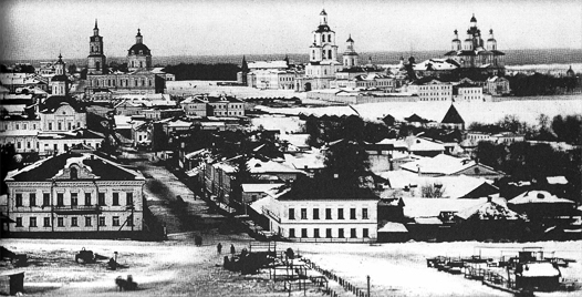 Вид северной части города Вятки с Александро-Невского собора